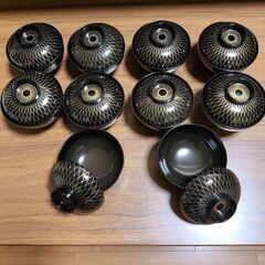 漆塗り汁碗１０客セット