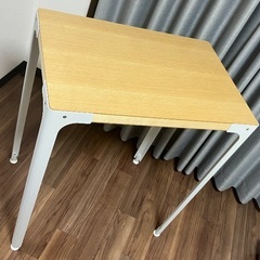 MUJI  スチール脚木製デスク