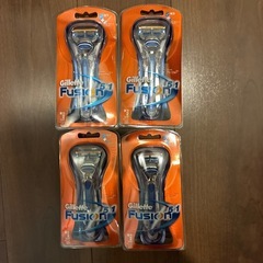 Gillette Fusion 5 in 1 サンプル剃刀 4本セット