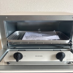 『未使用品』2023年製アイリスオーヤマ オーブントースター EOT-012-Wの画像