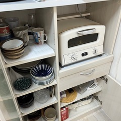 ニトリ　キッチン食器棚　　の画像
