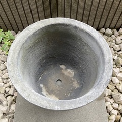 植木鉢　グレーの画像