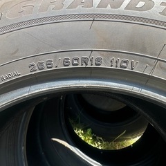 265/60R18 タイヤのみ　4本　格安で！の画像