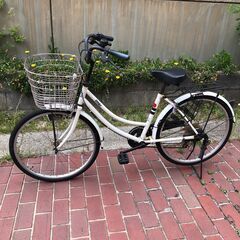 ヤマハ　６段変速付　２４インチ　中古自転車
