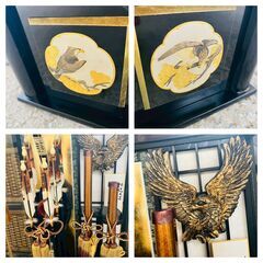 【❗️✨立派なサイズ✨❗️】破魔弓飾り 🌟ガラスケース入り🌟男児の節句飾りに❗️の画像