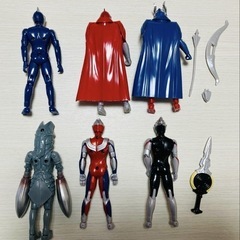 ウルトラマン　アクションフィギュア　6体セットの画像