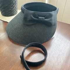 超美品　リボン付き　サンバイザーの画像