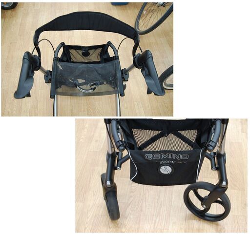 ジェミノ ハンディウォーク S 歩行器 折り畳み式 歩行補助 シルバー