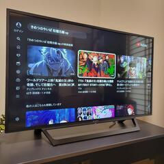 オシャレモデル■ソニー ＢＲＡＶＩＡ ４３型液晶テレビ／YouTube内蔵型の画像