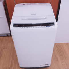 HITACHI (日立) 洗濯機 全自動洗濯機  7kg  縦型 ビートウォッシュ ガラストップ 洗剤セレクト BW-V70E 【コンプオフ金沢野々市店】の画像