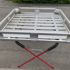 アルミ製　ルーフキャリア　汎用　キャンプ　アウトドアに