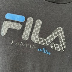 FILA × LANVIN en Bleu コラボパーカー ブラック Mサイズの画像