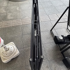 折り畳みワゴン 陳列棚　ワゴン　幅120cm スチール製 キャスター付きの画像