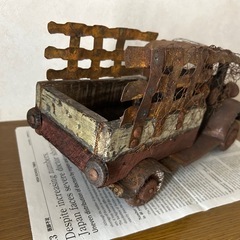 トラック　アートオブジェの画像