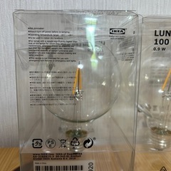 IKEA電球2個（未使用）の画像