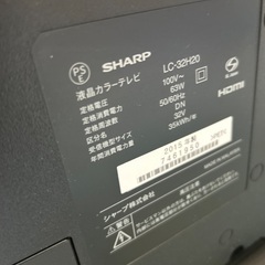 【ジャンク】カラーテレビSHARPの画像