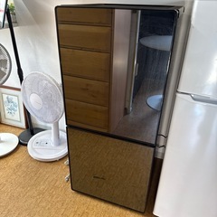 2ドア 冷凍冷蔵庫 110L ミラー 22年製