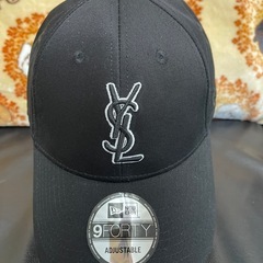NEW ERA 9FORTY サンローラン キャップ 未使用 ブラックの画像