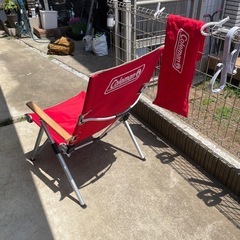 コールマン　レイチェア　赤色　Colemanの画像