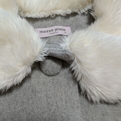 mezzo piano グレーコート 150センチの画像