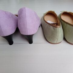 お値下げ★未使用★パンプス★25センチ★２足セットの画像