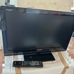 【ジャンク／動作未確認】SHARP AQUOS 22V型液晶テレ...