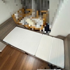 IKEAキッズ伸長ベッド+すのこ+マットレス