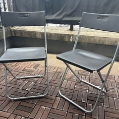 IKEA GUNDE 折り畳みチェアx2