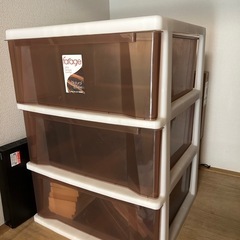 　収納　ケース　ボックス　3段