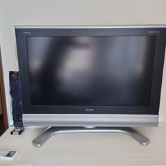 無料！　シャープ32インチ液晶テレビ