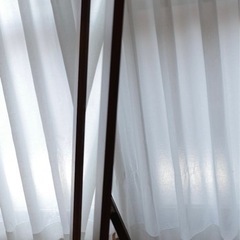 ウォルナット突板スタンドミラー