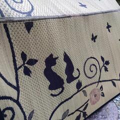 猫柄イ草カーペットの画像