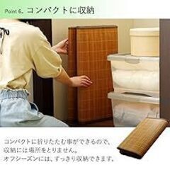 ★価格交渉OK・おまけ付き イケヒコ・コーポレーション 竹 バンブー ラグ カーペット マット 約180×240cmの画像