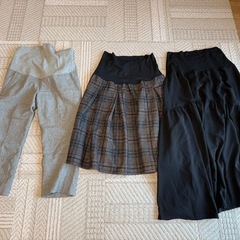 【写真2枚分全て】【期間限定0円】マタニティ　ワンピース　パジャマ　ボトムス　セットの画像