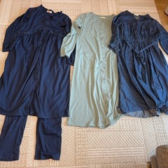 【写真2枚分全て】【期間限定0円】マタニティ　ワンピース　パジャ...