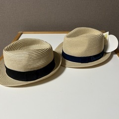 ベビー　麦わら帽子　48cm ★片方新品の画像