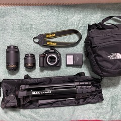 【値下げしました】Nikon D5300セット（レンズ+三脚+カ...