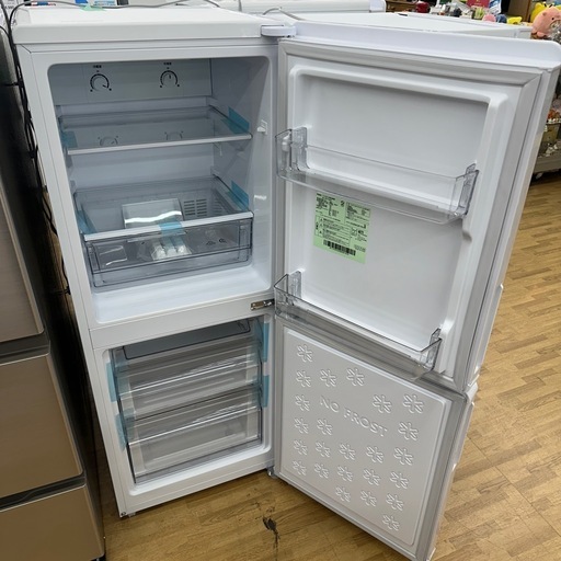 【ドリーム川西店御来店限定】ハイアール　冷凍冷蔵庫　JR-F15KS（W） 150L  2024L／クリーニング済み 【2002211256901433】 ドリーム川西店御来店限定】ハイアール 冷凍冷蔵庫 JR-F15KS（W） 150L