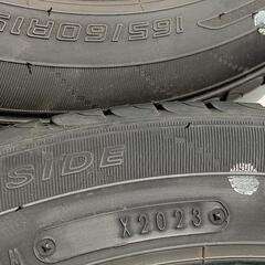 ハスラー【富山】165/60R15 夏 2023年 キャスト【点検OK】日本製 ダンロップ 中古品 15インチ 中古４本 希少サイズ 低燃費 エコ設計の画像