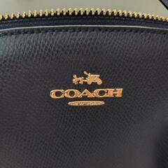COACH コーチ  トートバッグ レザー ネイビーの画像