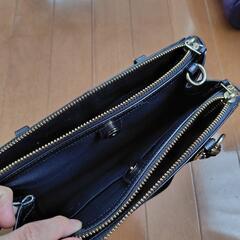 COACH コーチ  トートバッグ レザー ネイビーの画像