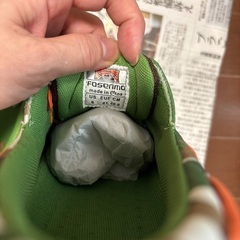 【未使用】FOSERIMO カモフラージュ スニーカー US8の画像
