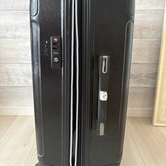 スーツケース 黒 伸縮ハンドル破損 の画像