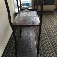 ♪木製 4段 収納棚 物置棚 ディスプレイ 小物置き 置台 中古 (NF250607) Zi-2025の画像