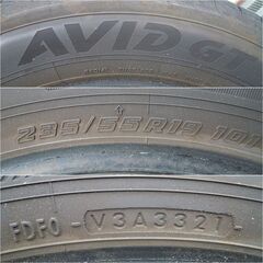 21年製 ヨコハマ AVID GT 235/55R19 4本SETの画像