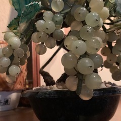🌸桃と葡萄　美品　中国の美術骨董の画像