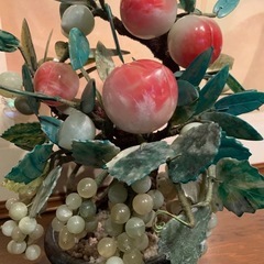 🌸桃と葡萄　美品　中国の美術骨董の画像