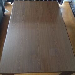 大きな家具調こたつ
