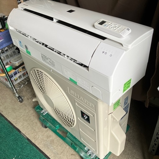 保証付、取付込、シャープ2024年2.2KW6畳用
