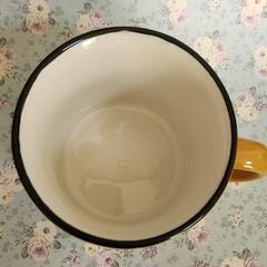 マグカップ　色マスタード　大きめの画像